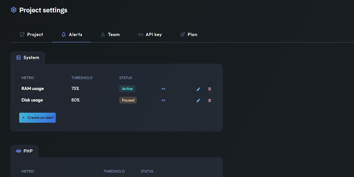 alerting preview